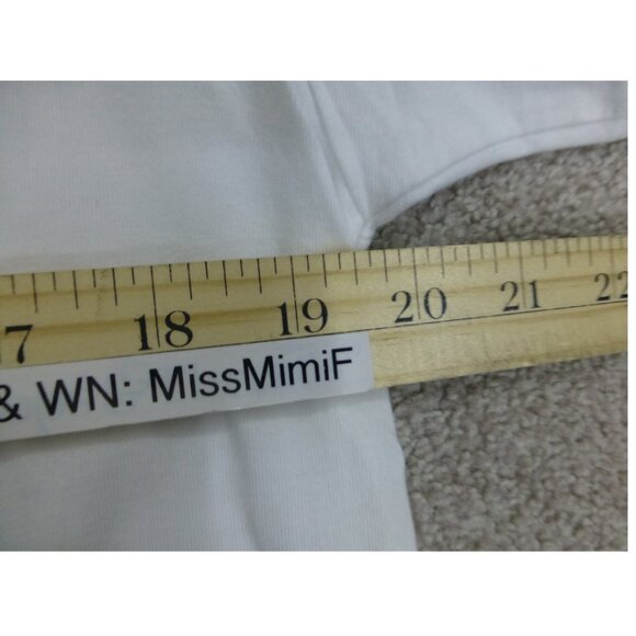 Off-White Fire Tape Line Do Not Cross White T-Shirt - Picture 11 of 12